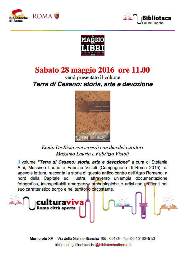 Terra di Cesano a Maggio dei Libri 2016