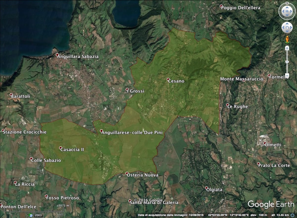 Isola ecologia AMA a Cesano