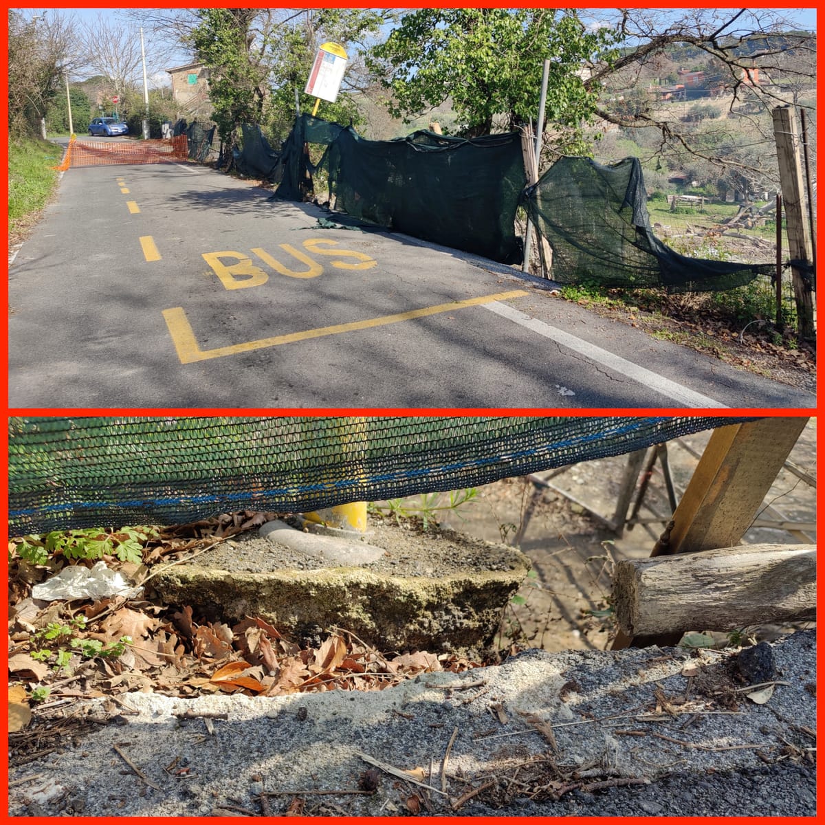 Cesano: ATAC 024 e 036 tra Borgo e Via di Baccanello e vv.