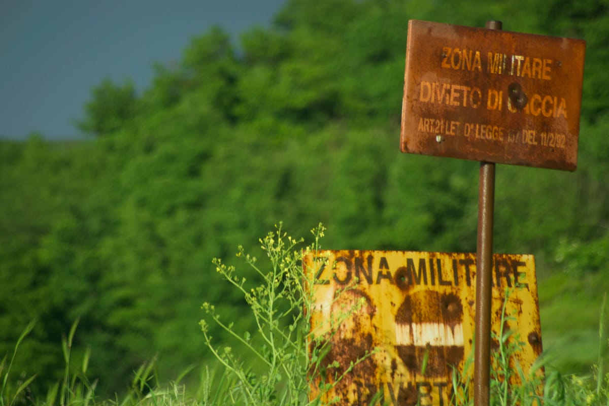 Monti di Sant'Andrea: esercitazioni di tiro