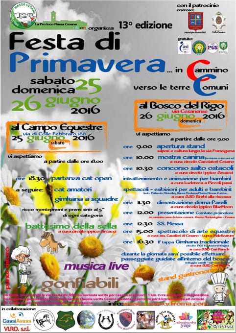 Sabato e domenica non mancate!