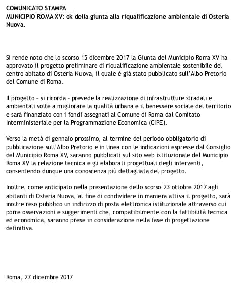 Rotatorie a Osteria Nuova