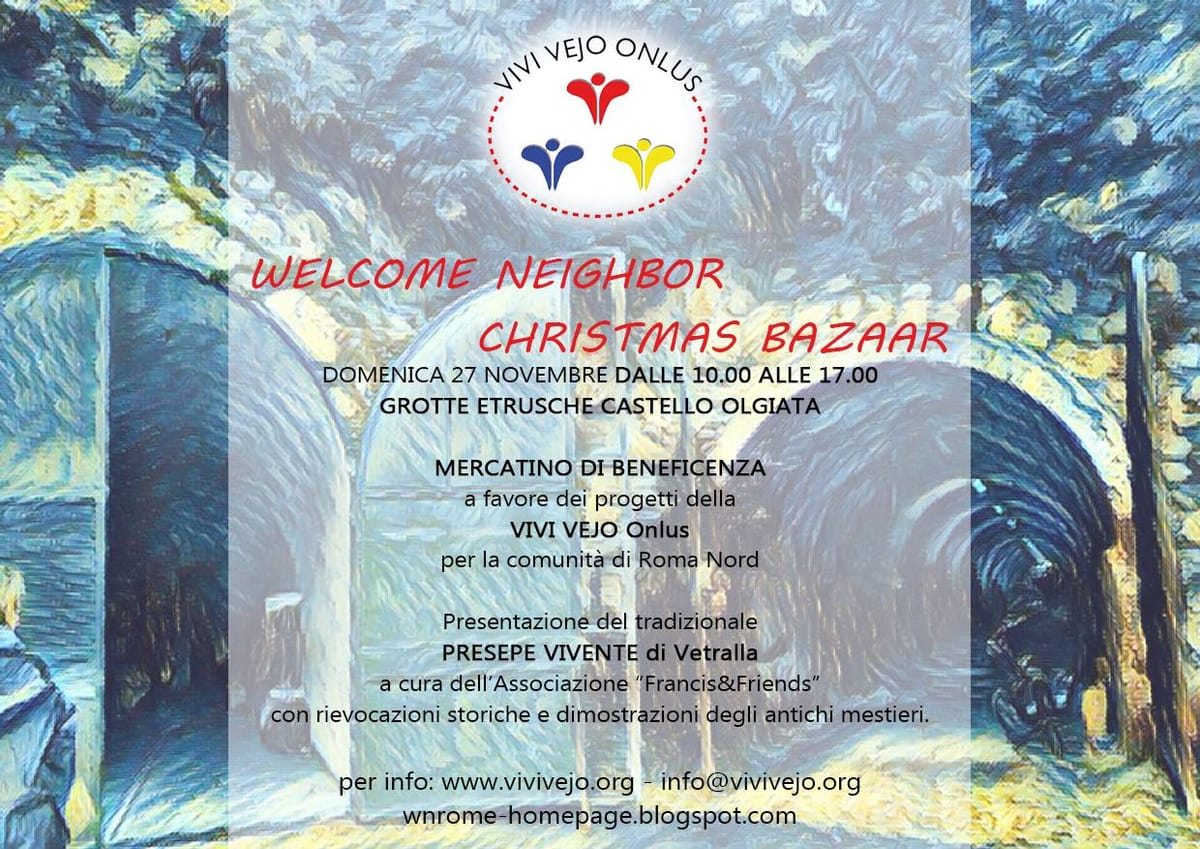 Welcome Neighbor Christmas Bazaar