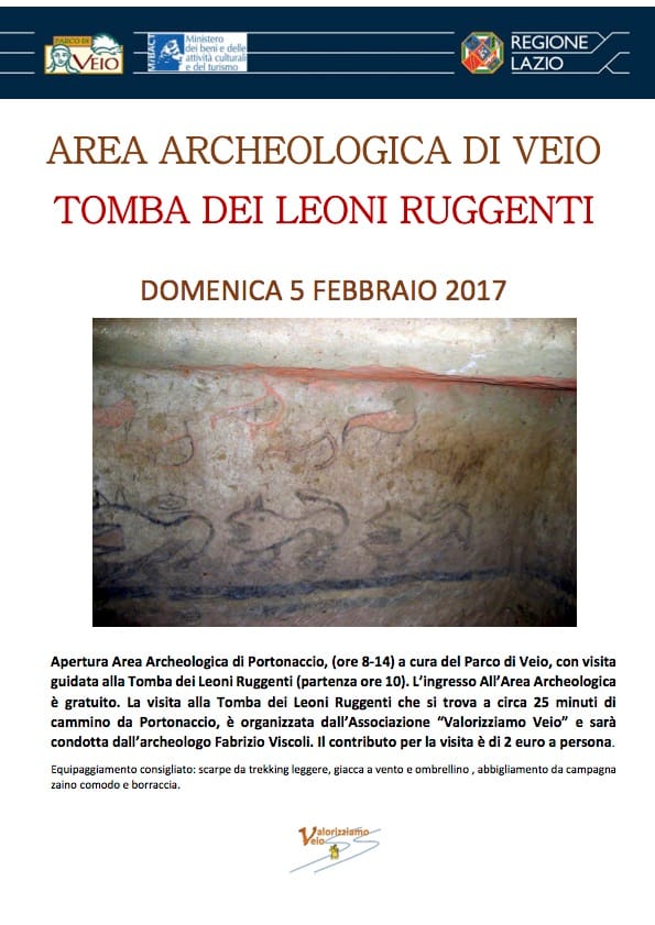 Apertura straordinaria della Tomba dei Leoni Ruggenti