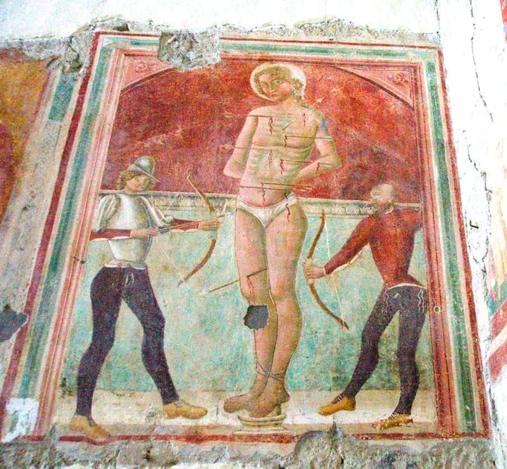 I santi di Cesano: San Sebastiano Martire