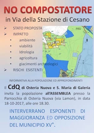 Compost tra Osteria Nuova e Cesano?