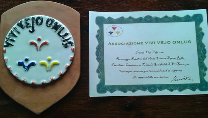 PREMIO “VIVI VEJO” 2016: È AGNESE ROLLO IL PERSONAGGIO PUBBLICO DELL’ ANNO!
