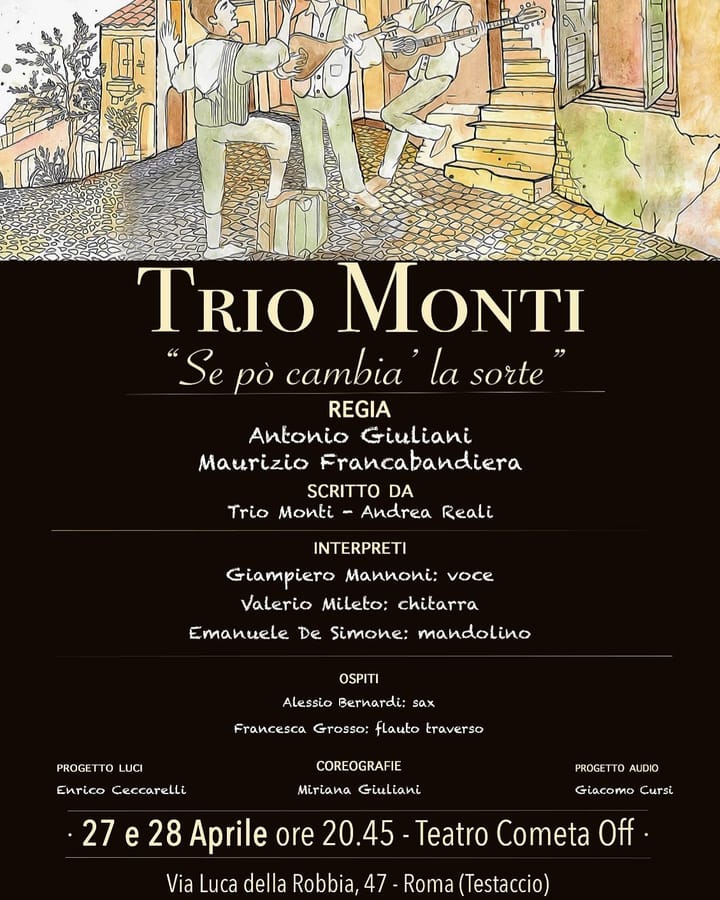 Trio Monti, con sconto: 27 e 28 aprile. Da non perdere!